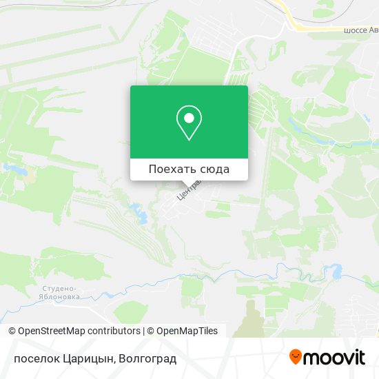 Карта поселок Царицын