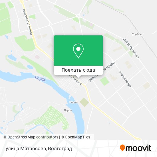 Карта улица Матросова