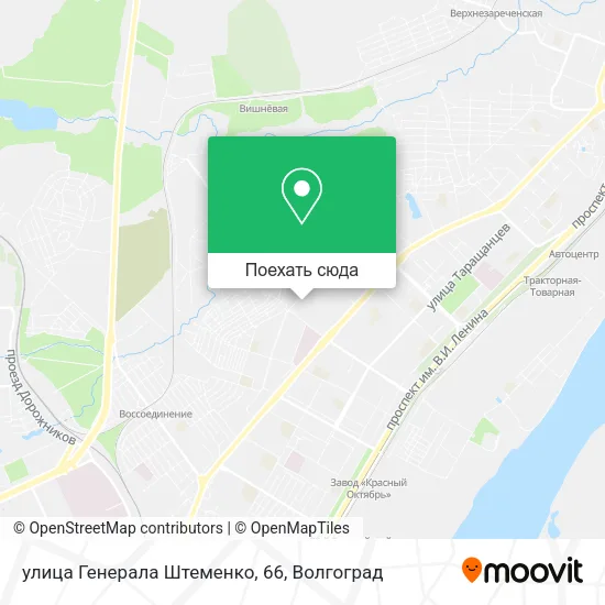 Карта улица Генерала Штеменко, 66