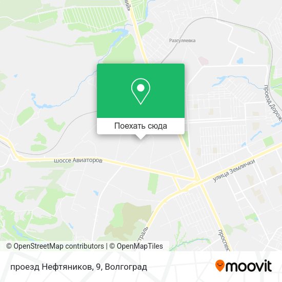 Карта проезд Нефтяников, 9
