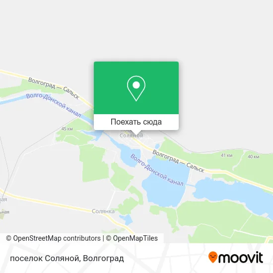 Карта поселок Соляной