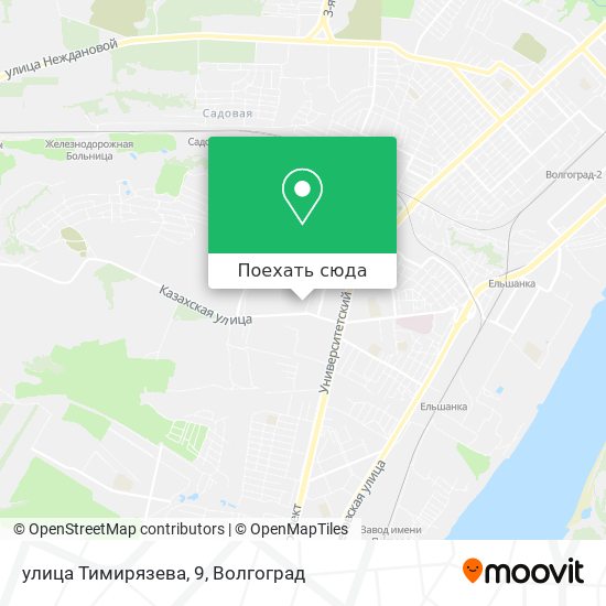 Карта улица Тимирязева, 9