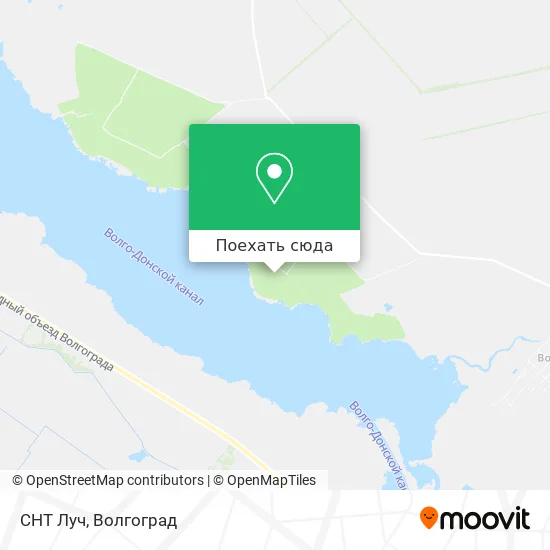 Карта СНТ Луч