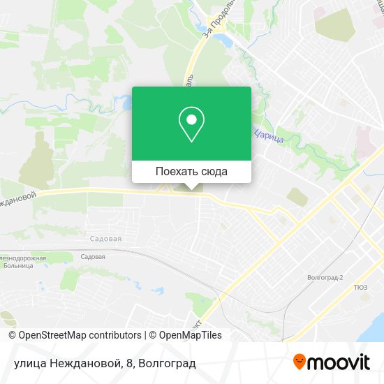 Карта улица Неждановой, 8