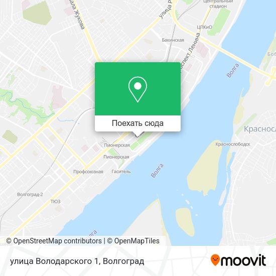 Карта улица Володарского 1