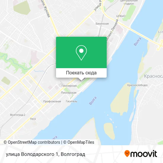 Карта улица Володарского 1