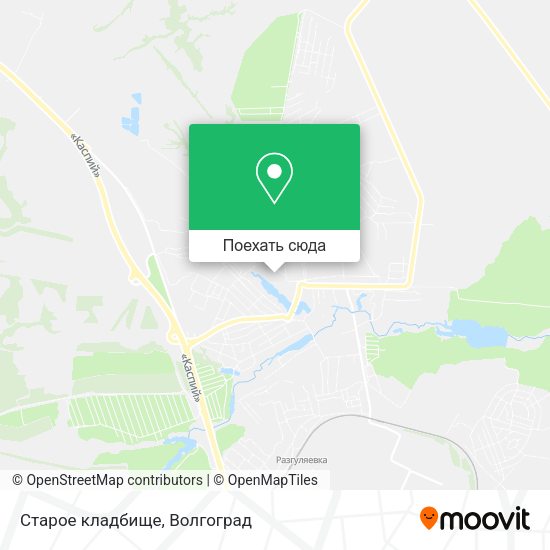 Карта Старое кладбище