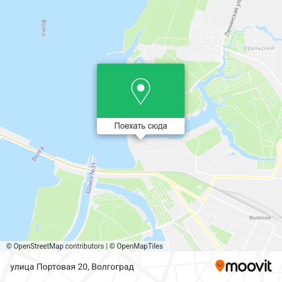 Карта улица Портовая 20