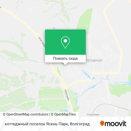 Карта коттеджный поселок Ясень Парк