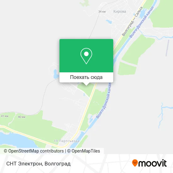 Карта СНТ Электрон