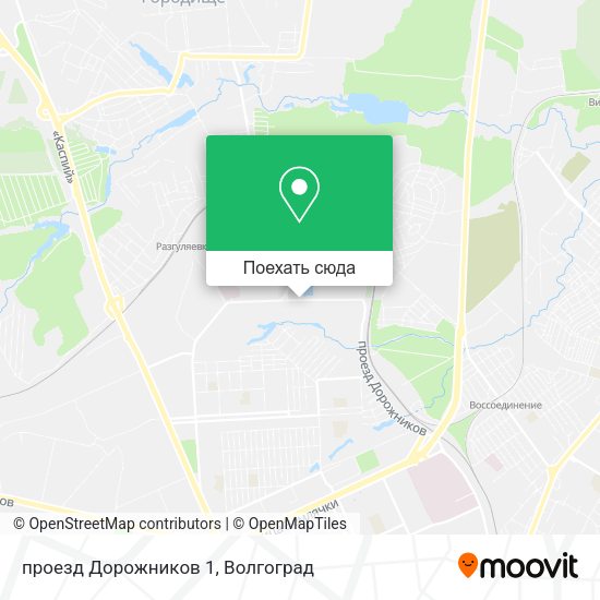 Карта проезд Дорожников 1