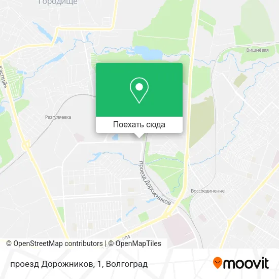 Карта проезд Дорожников, 1