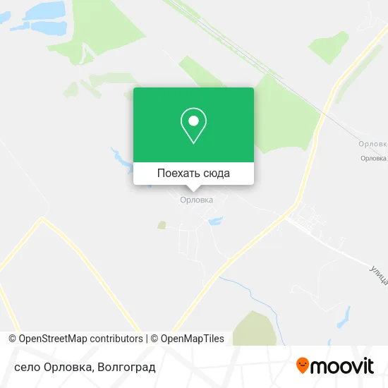 Карта село Орловка
