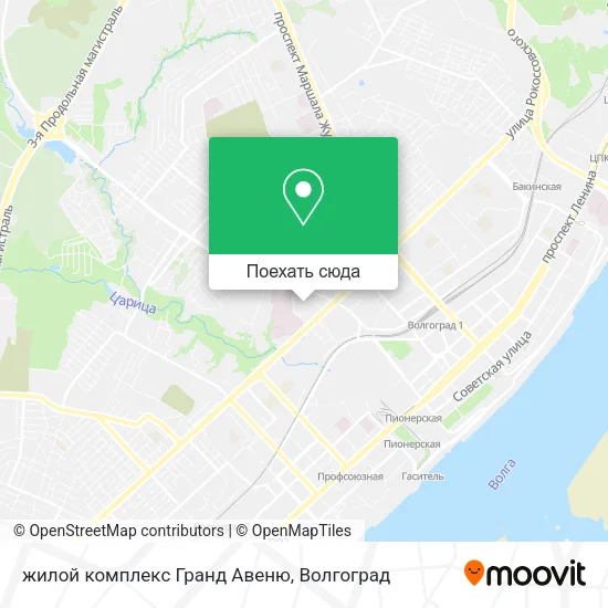 Карта жилой комплекс Гранд Авеню