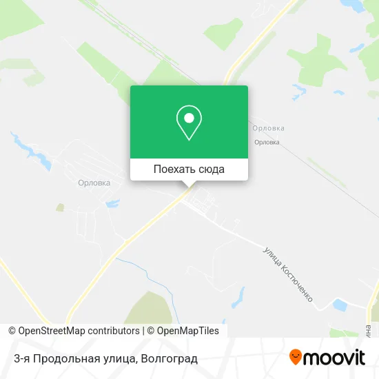 Карта 3-я Продольная улица