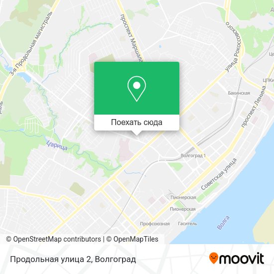 Карта Продольная улица 2