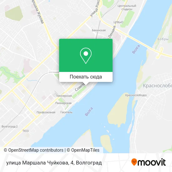 Карта улица Маршала Чуйкова, 4