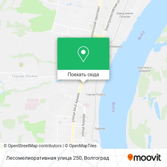 Карта Лесомелиоративная улица 250
