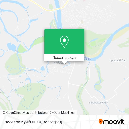 Карта поселок Куйбышев