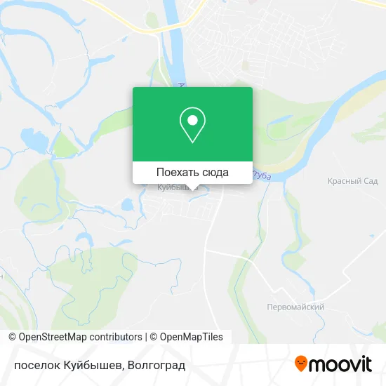Карта поселок Куйбышев