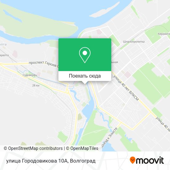 Карта улица Городовикова 10А