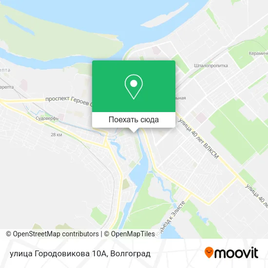Карта улица Городовикова 10А