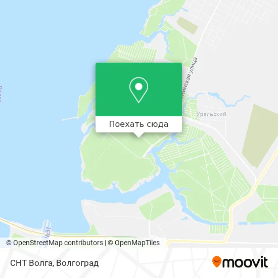 Карта СНТ Волга