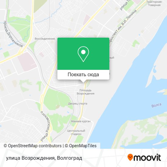 Карта улица Возрождения