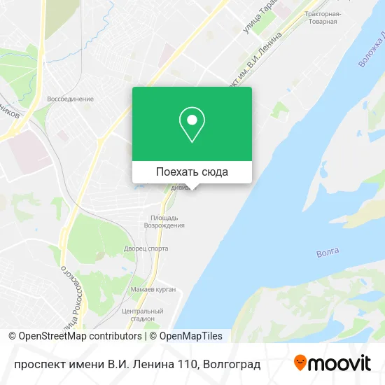 Карта проспект имени В.И. Ленина 110