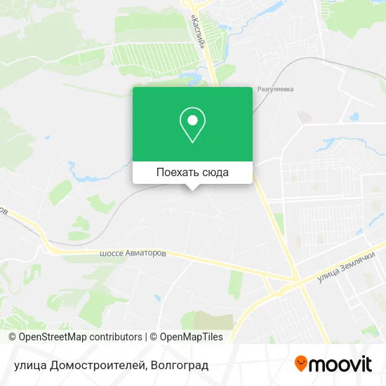 Карта улица Домостроителей