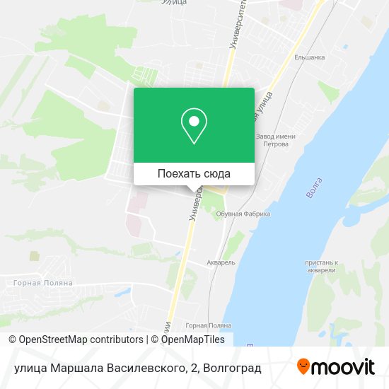 Карта улица Маршала Василевского, 2