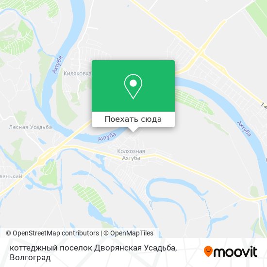 Карта коттеджный поселок Дворянская Усадьба