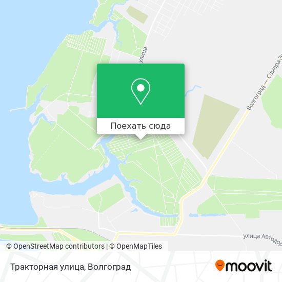 Карта Тракторная улица