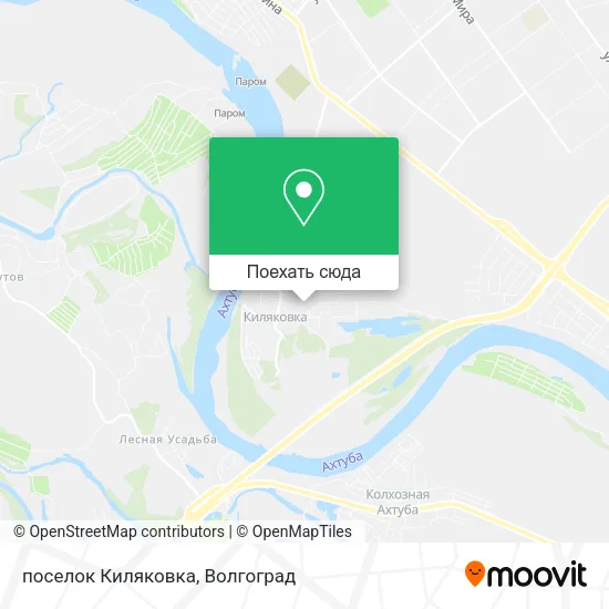 Карта поселок Киляковка