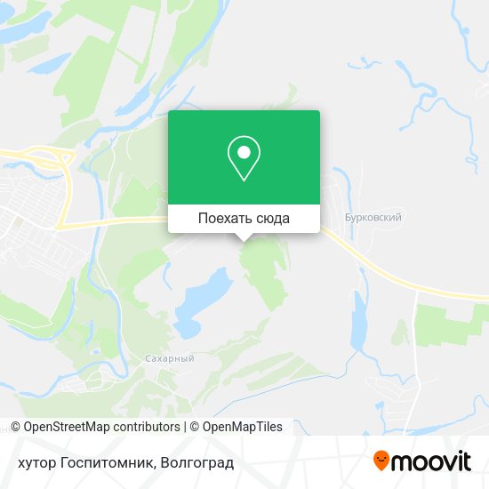 Карта хутор Госпитомник