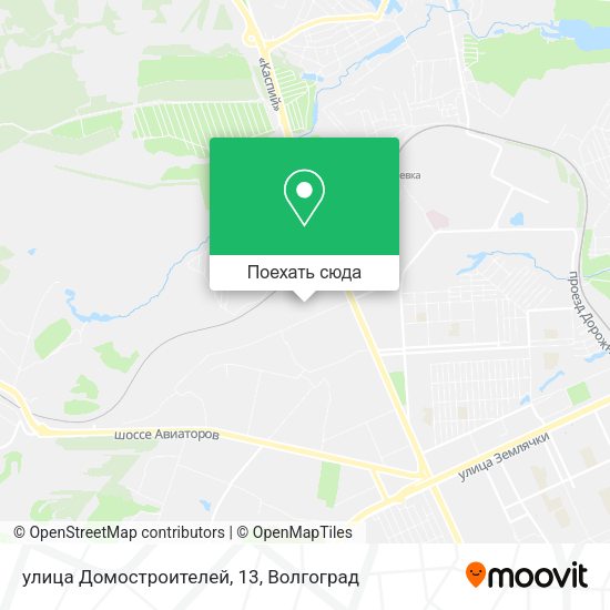 Карта улица Домостроителей, 13