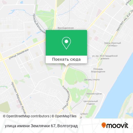 Карта улица имени Землячки 67