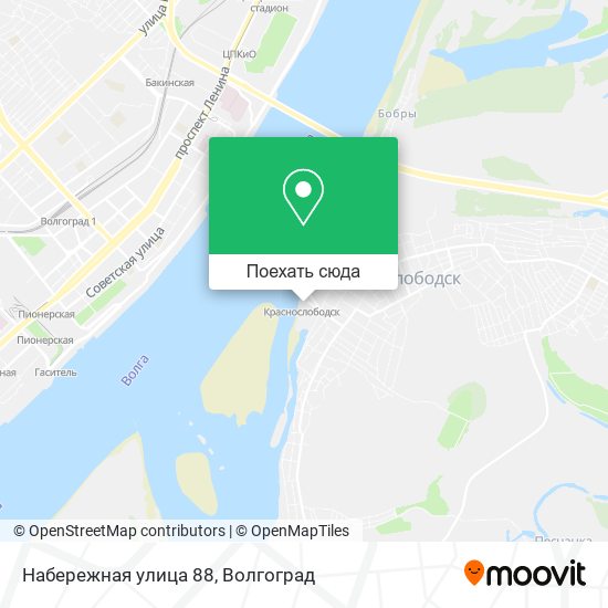 Карта Hабережная улица 88