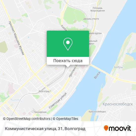 Карта Коммунистическая улица, 31