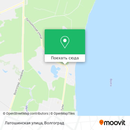 Карта Латошинская улица