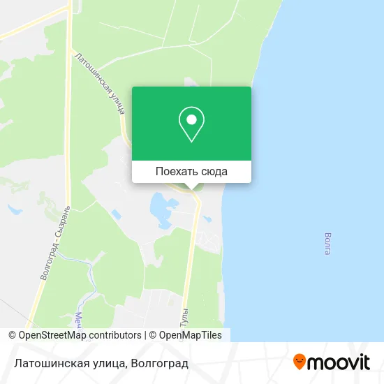 Карта Латошинская улица