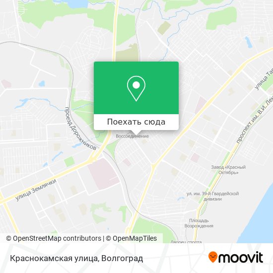 Карта Краснокамская улица