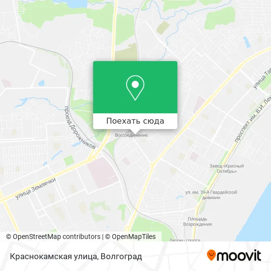 Карта Краснокамская улица