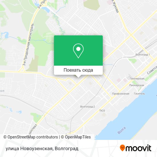 Карта улица Новоузенская