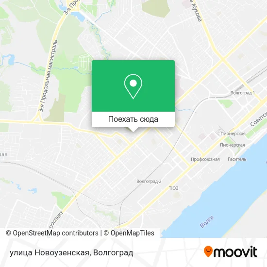Карта улица Новоузенская