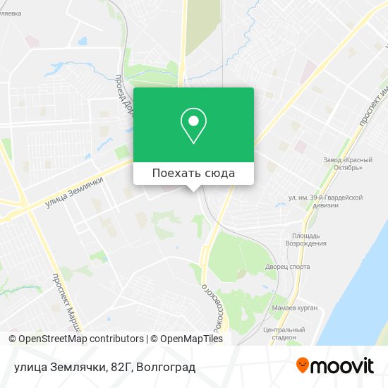Карта улица Землячки, 82Г