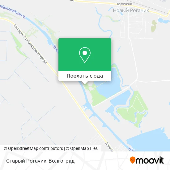 Карта Старый Рогачик