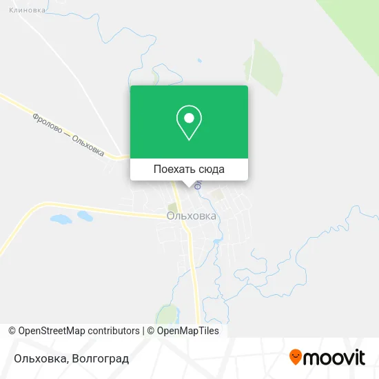 Карта Ольховка