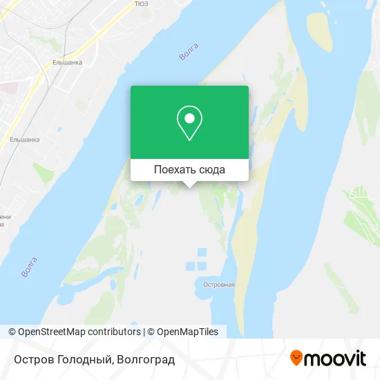 Карта Остров Голодный