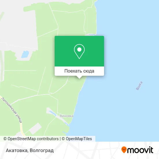 Карта Акатовка